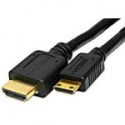 Kabel HDMI - mini HDMI 1,5m złocony