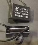 Kondensator rozruchowy 1uF/450VAC
