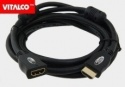 Przedłużacz HDMI złoty z filtrami VITALCO HDKP05 1,5m